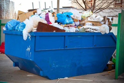 Recycling process in Marylebone