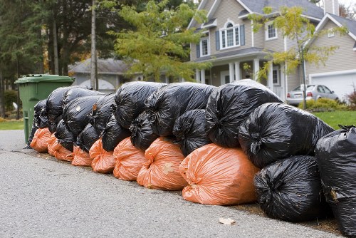 Professional waste removal team in Marylebone